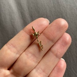 SOFIA ZAKIA 14k gold Hecate key pendant